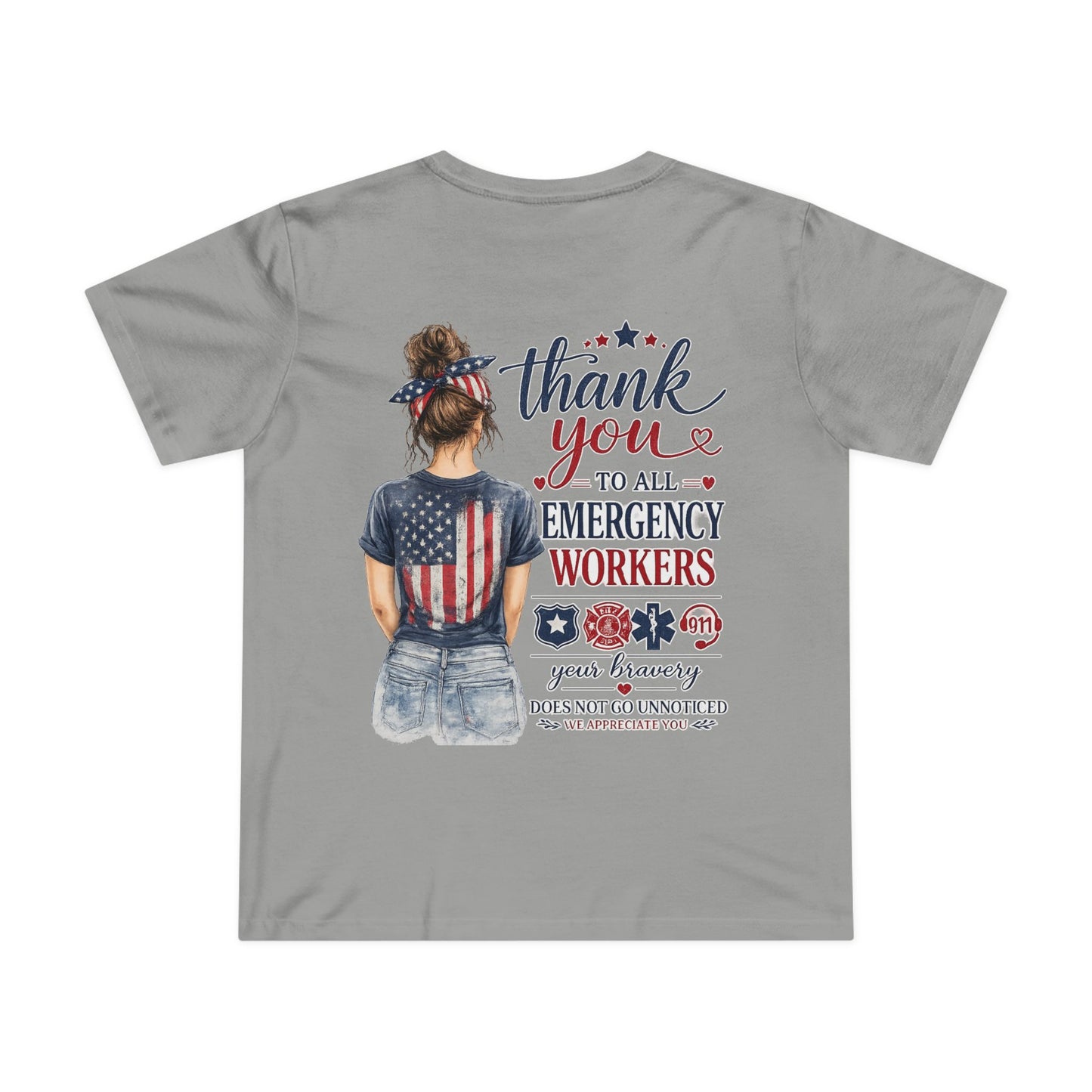 Thank You Emergency Workers - Back Design