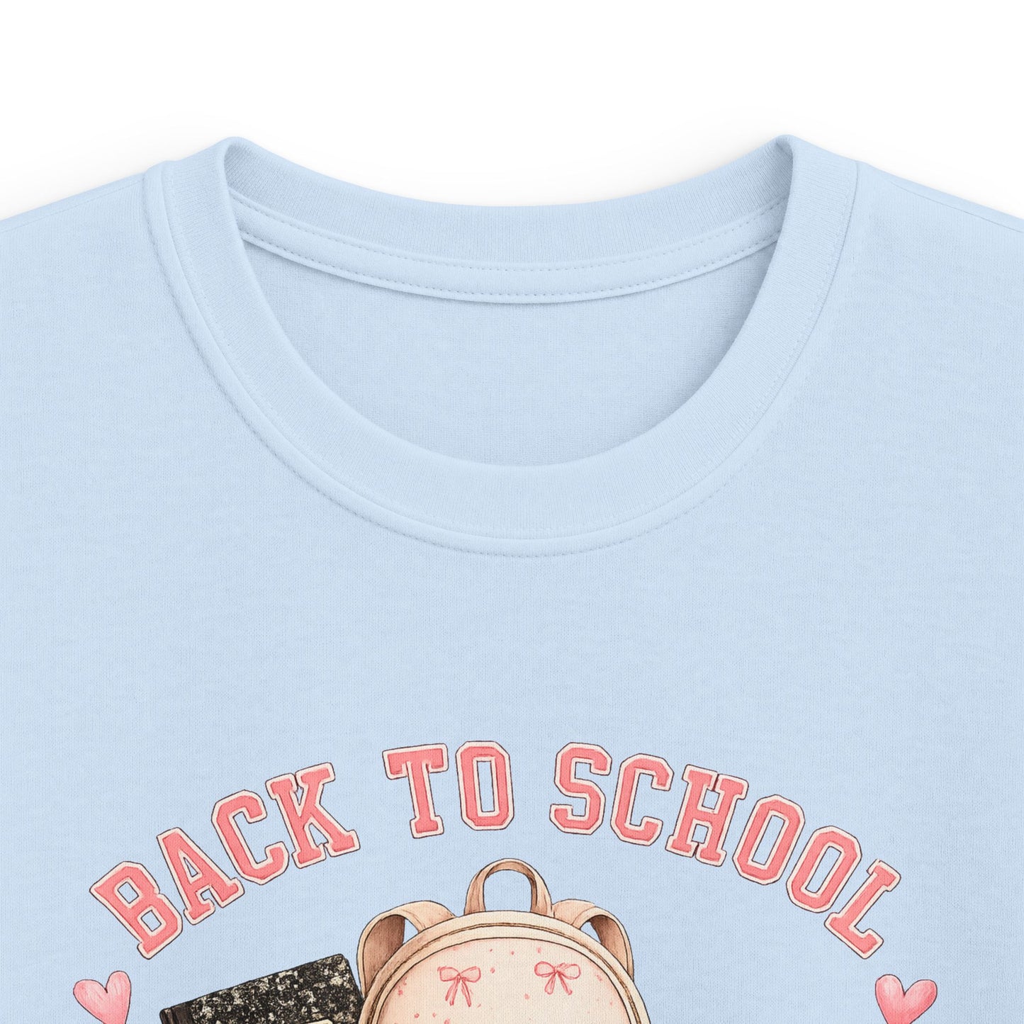Back to School Girls Tee | Cute Apple Books Pencil