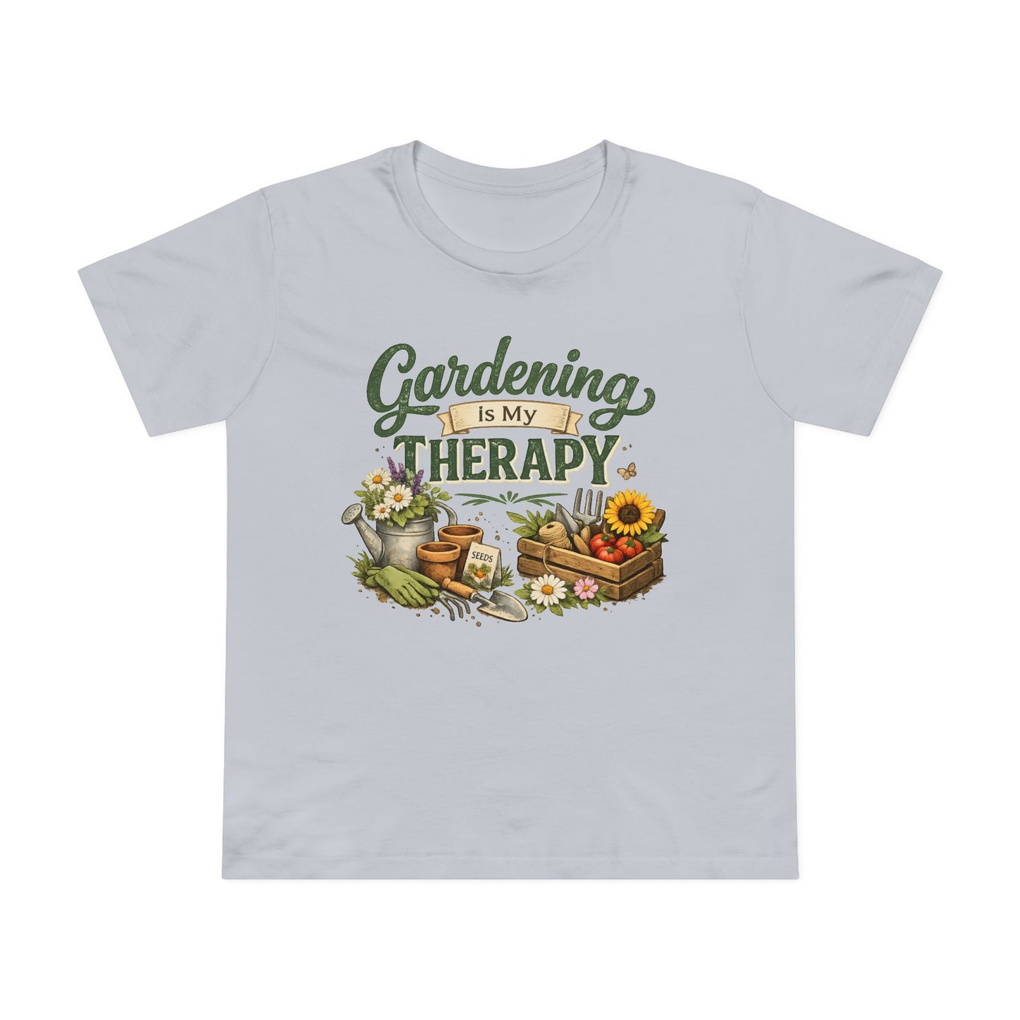Gardening Is My Therapy t-shirt