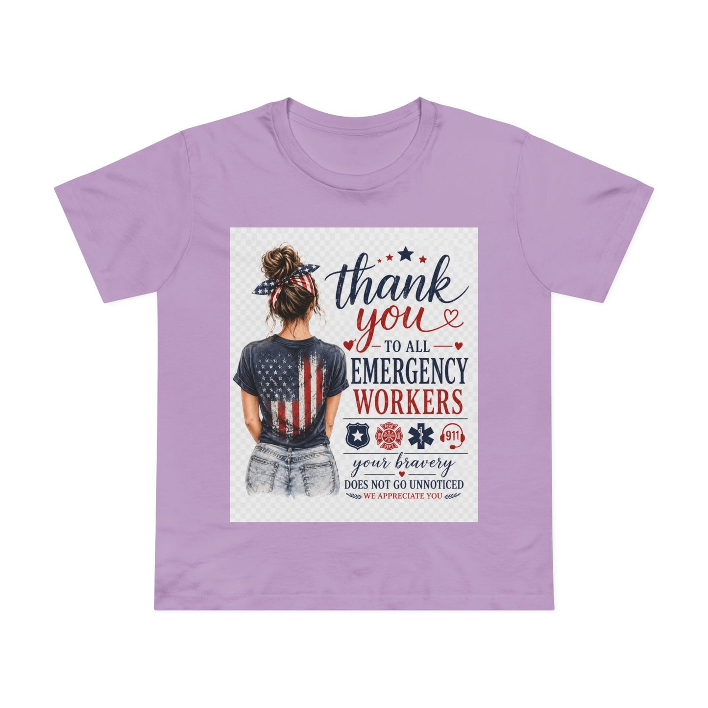 Thank You Emergency Workers - Front Design