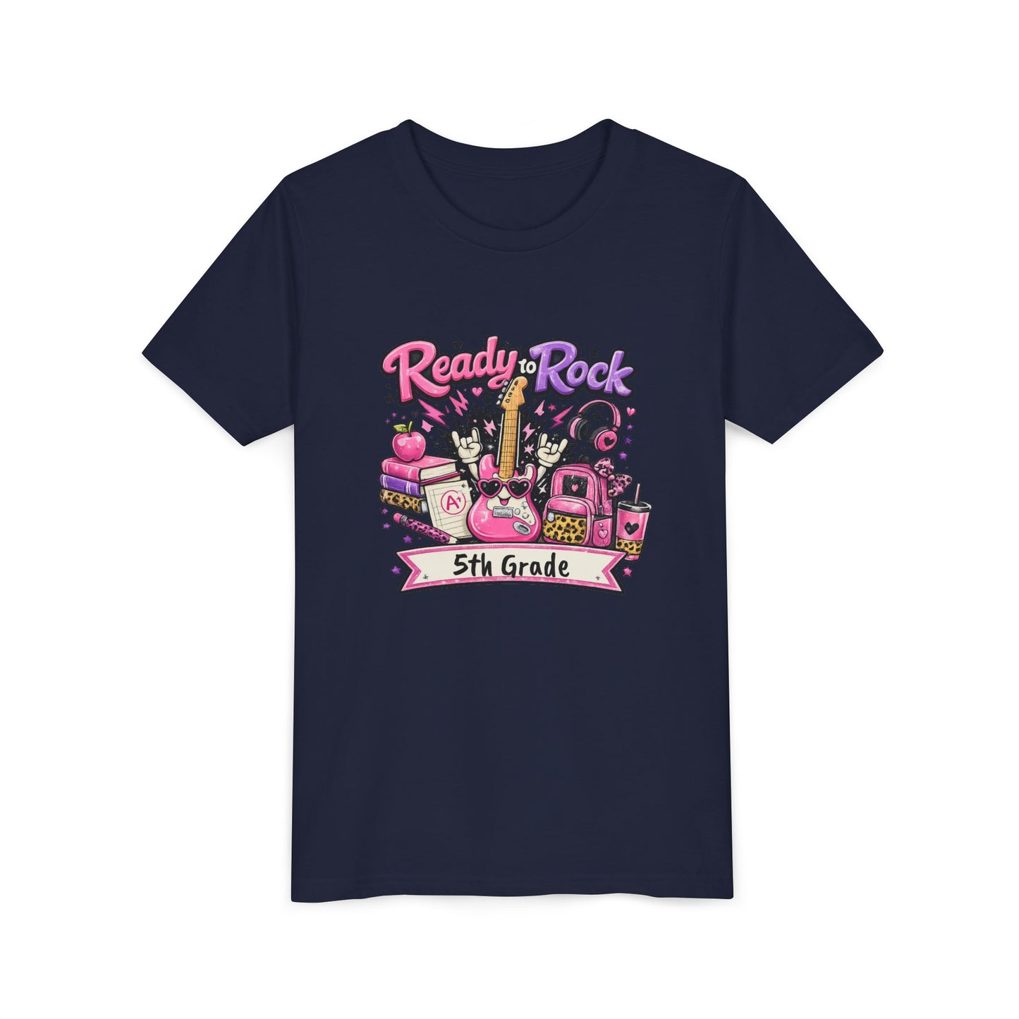 Ready to Rock T-Shirt | Youth Tee, Guitar School Design