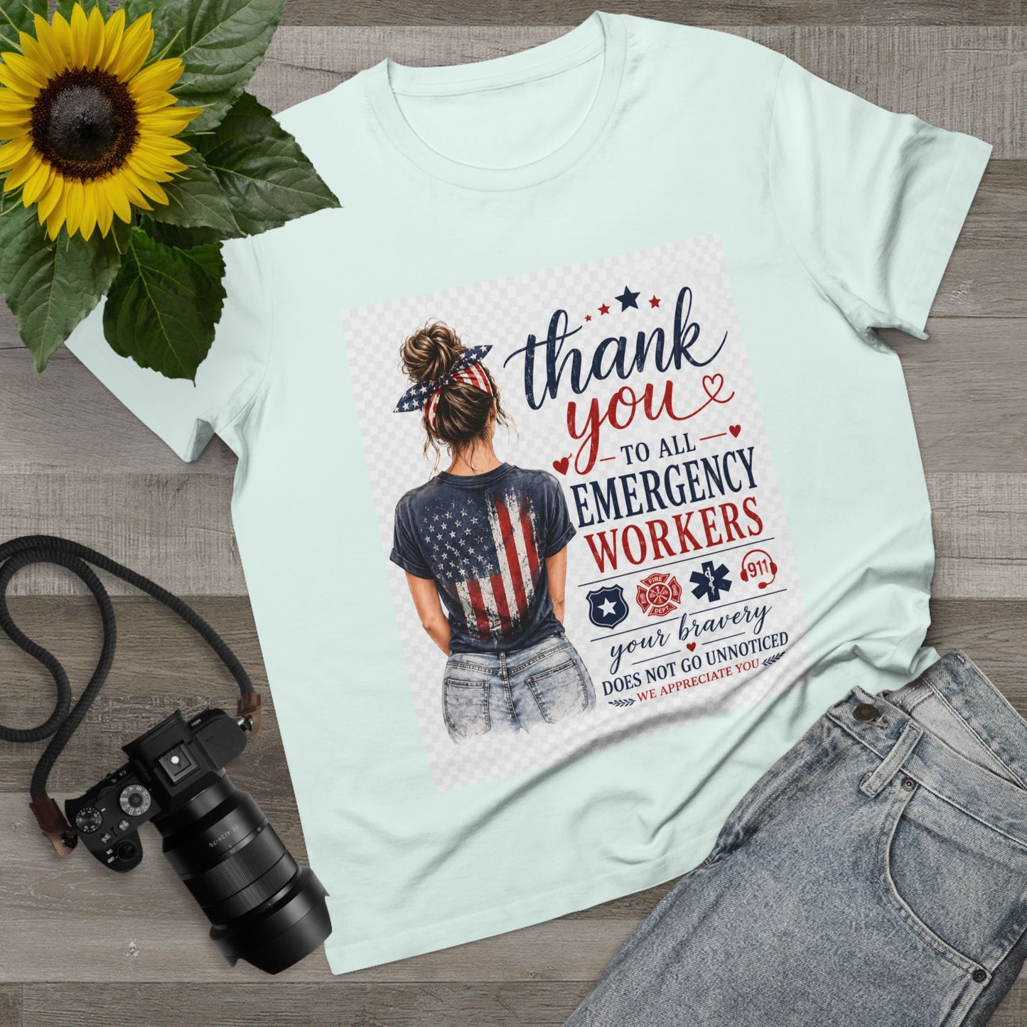 Thank You Emergency Workers - Front Design