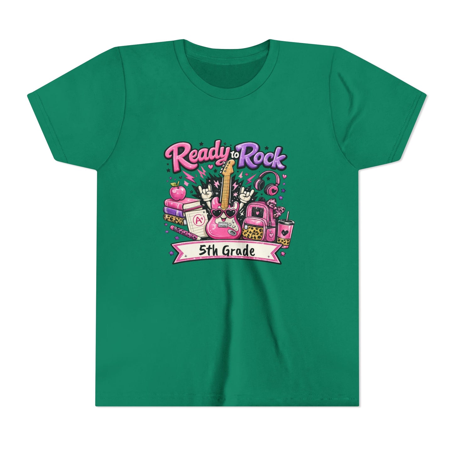 Ready to Rock T-Shirt | Youth Tee, Guitar School Design