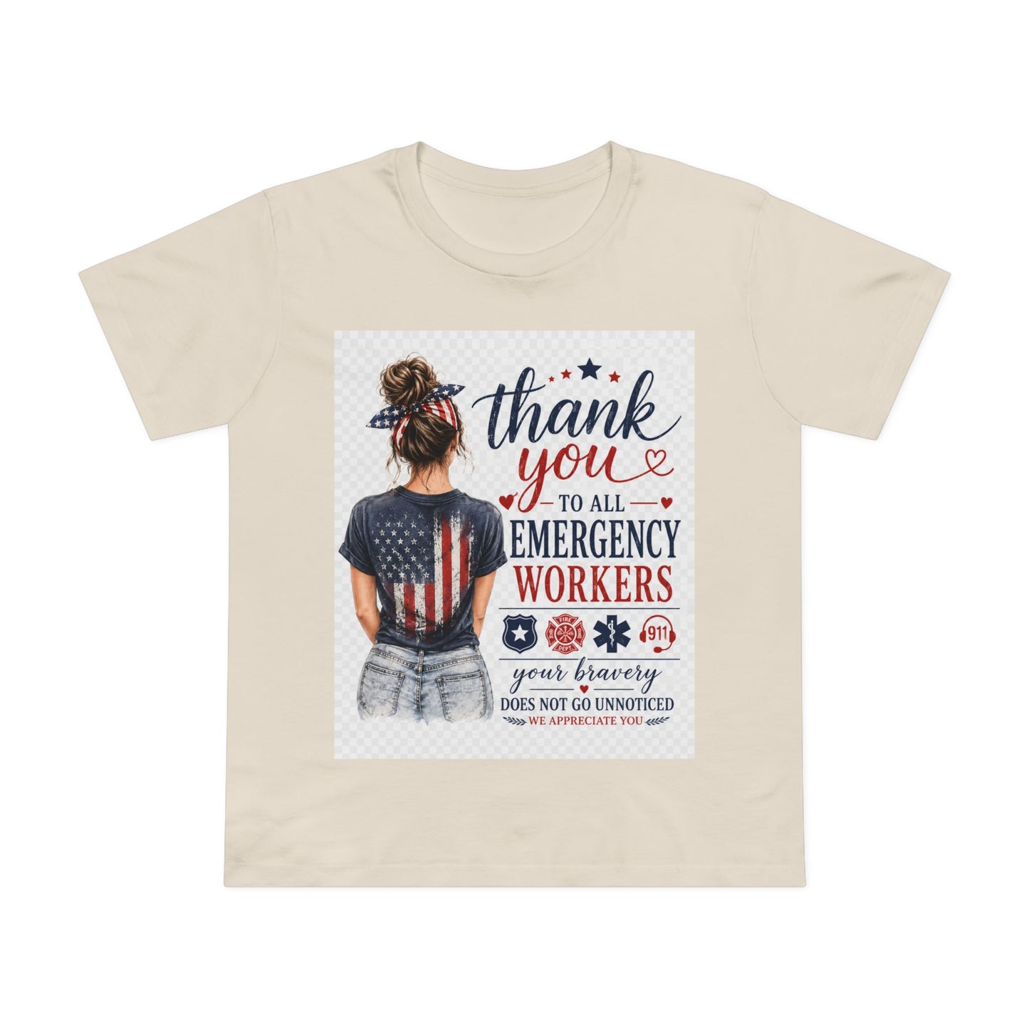 Thank You Emergency Workers - Front Design