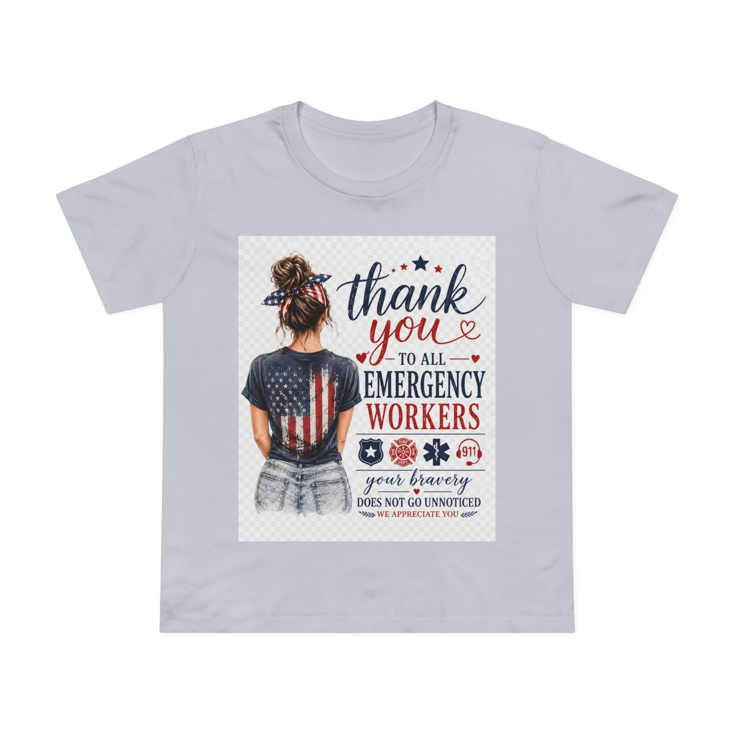 Thank You Emergency Workers - Front Design