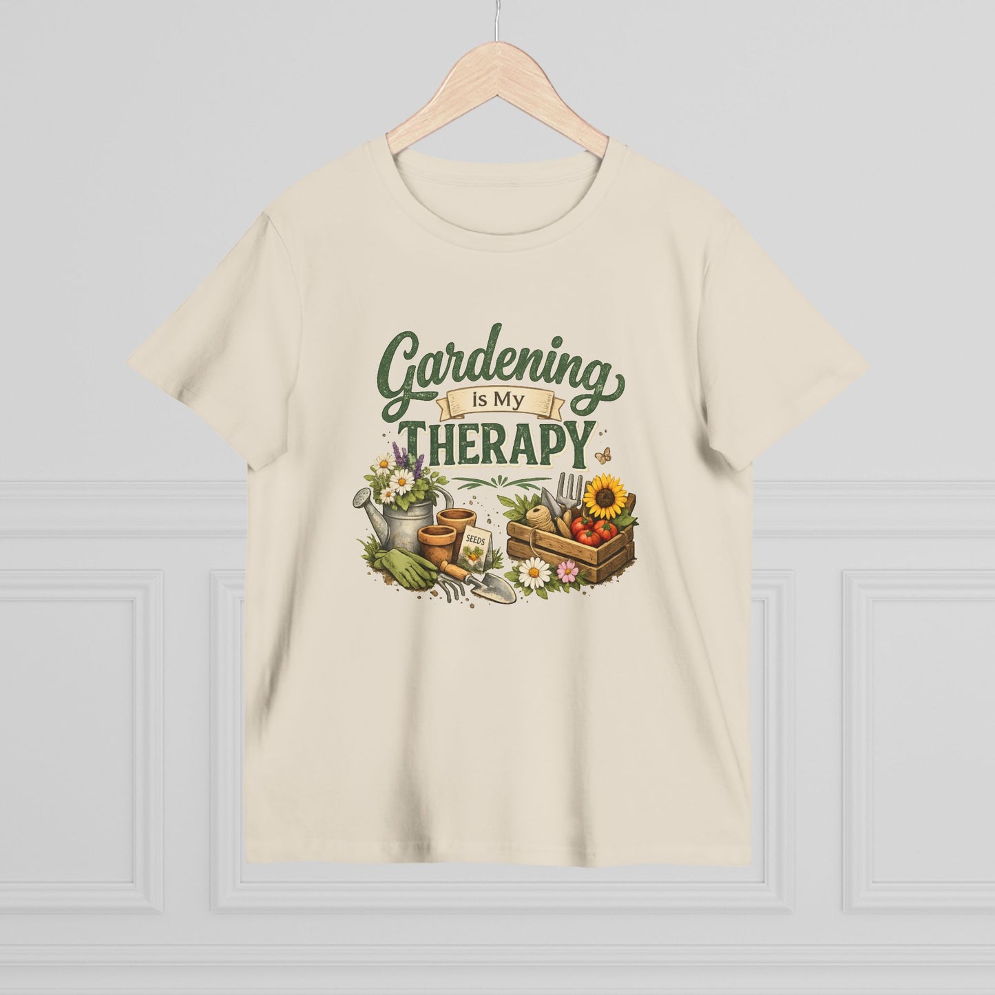 Gardening Is My Therapy t-shirt