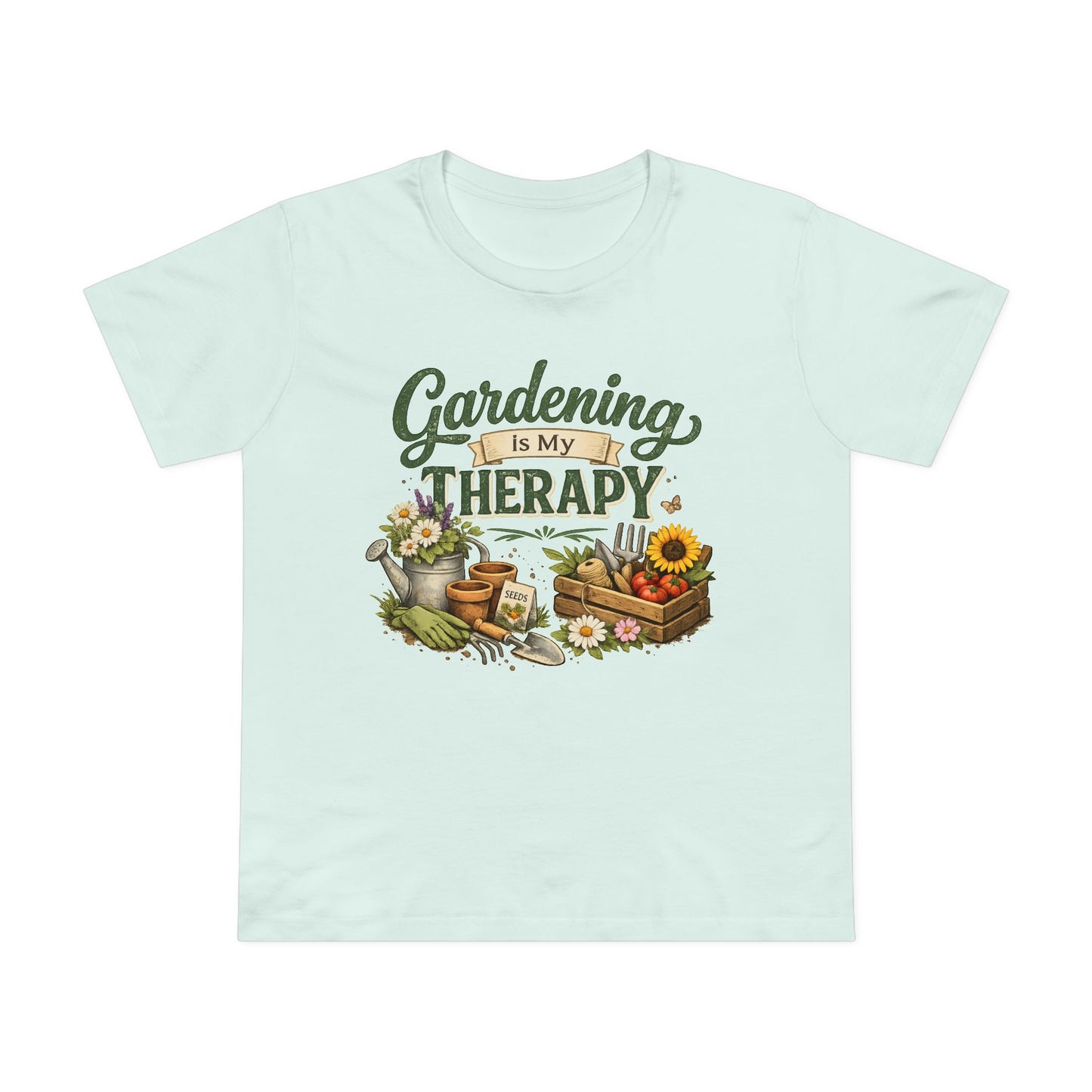 Gardening Is My Therapy t-shirt