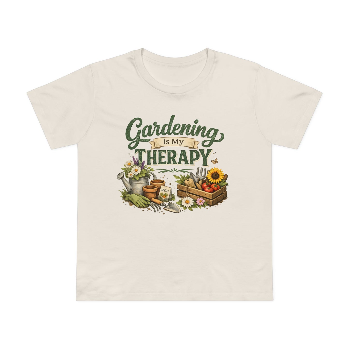 Gardening Is My Therapy t-shirt