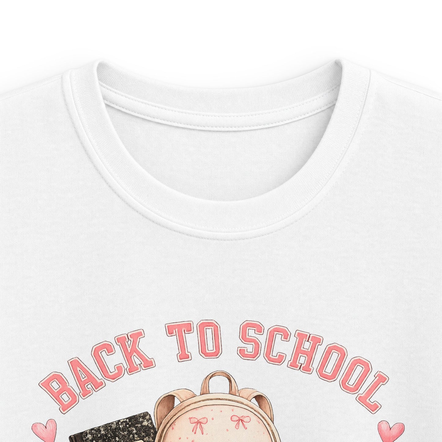 Back to School Girls Tee | Cute Apple Books Pencil