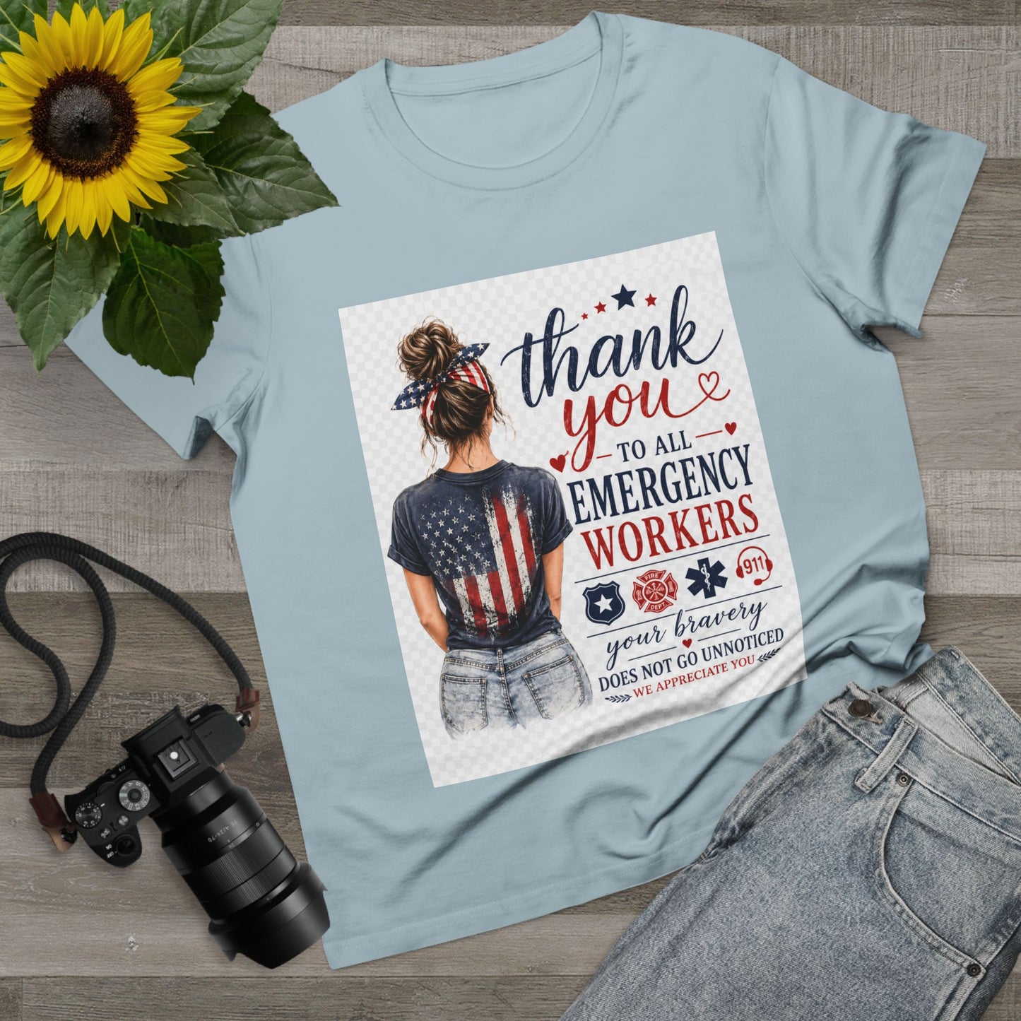 Thank You Emergency Workers - Front Design