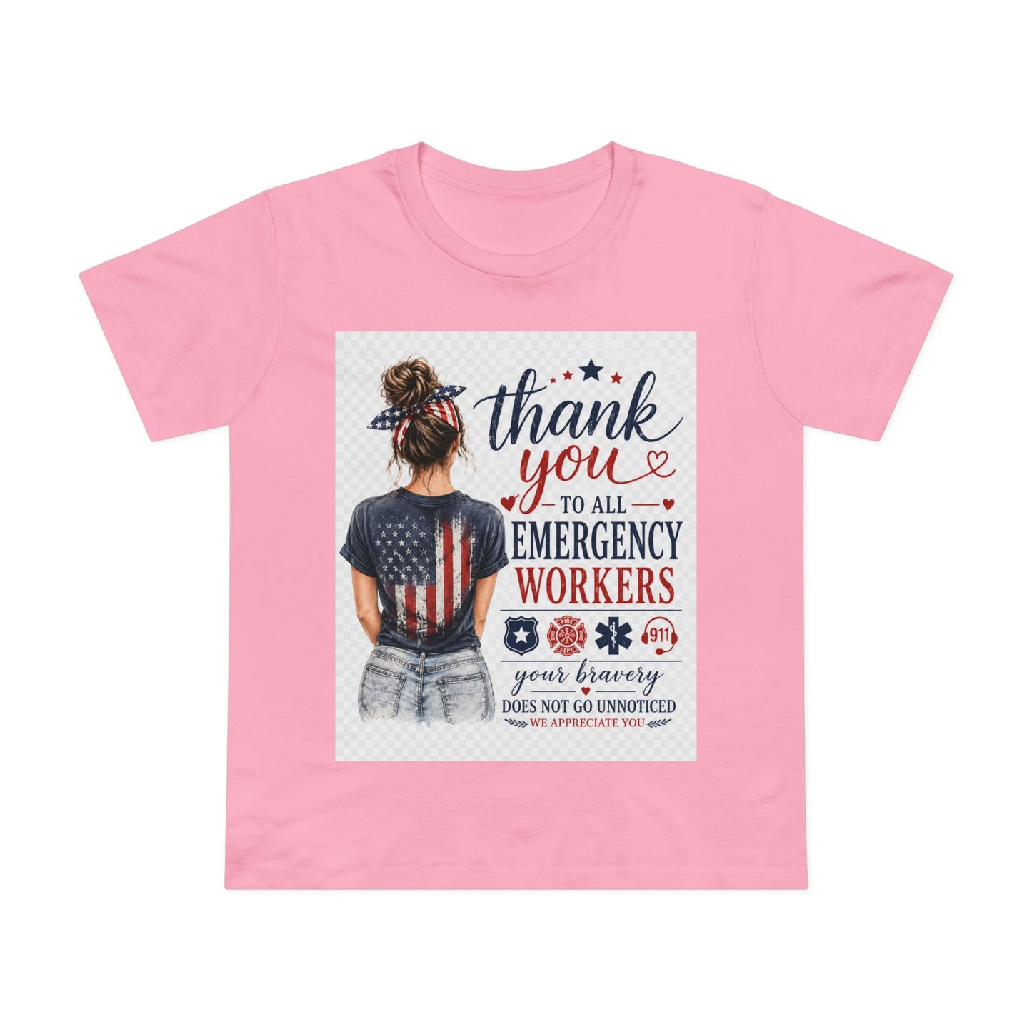 Thank You Emergency Workers - Front Design