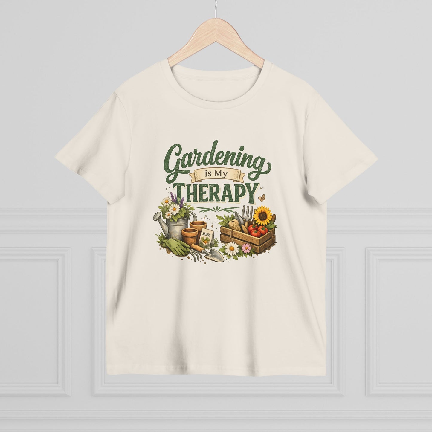 Gardening Is My Therapy t-shirt