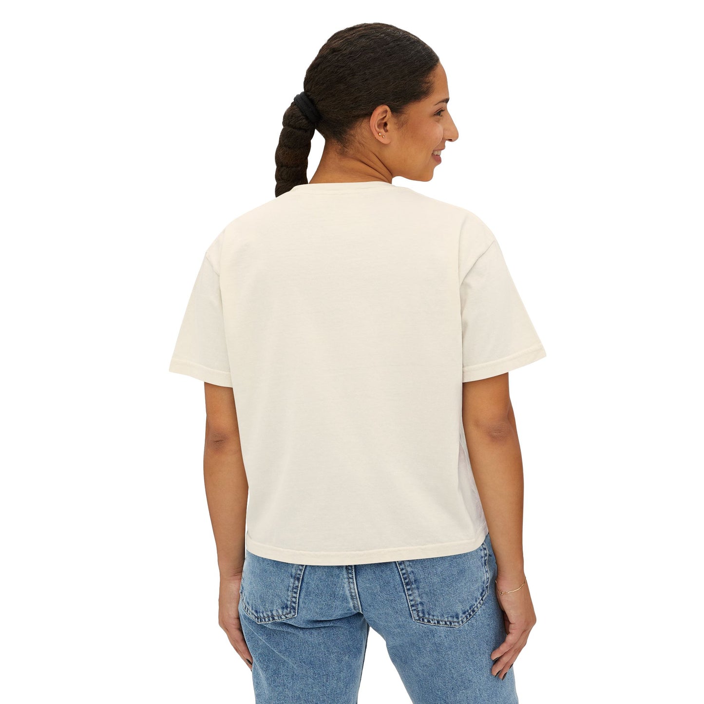 America 250! Women's Boxy Tee — Patriotic 4th of July Popsicle Graphic Shirt