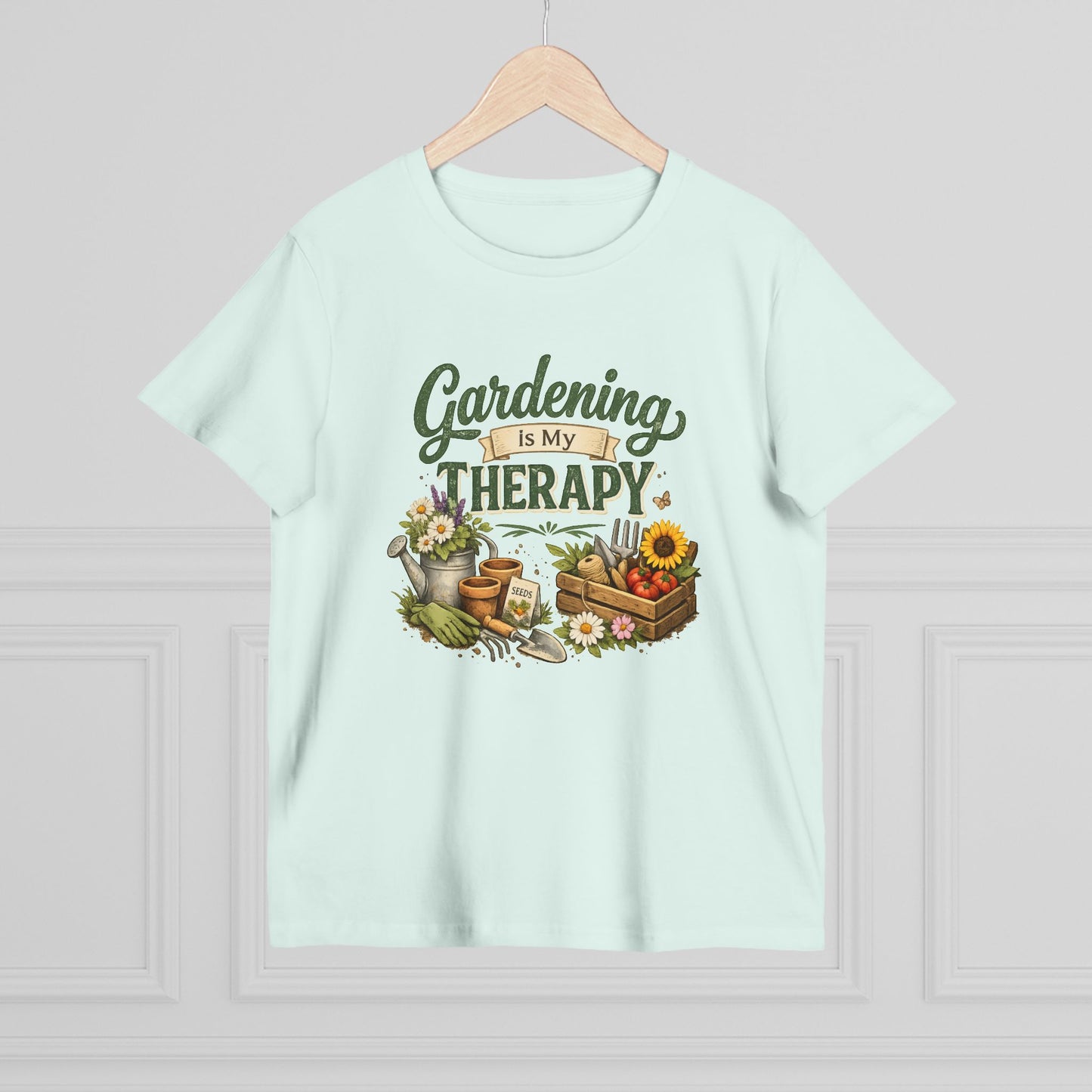 Gardening Is My Therapy t-shirt