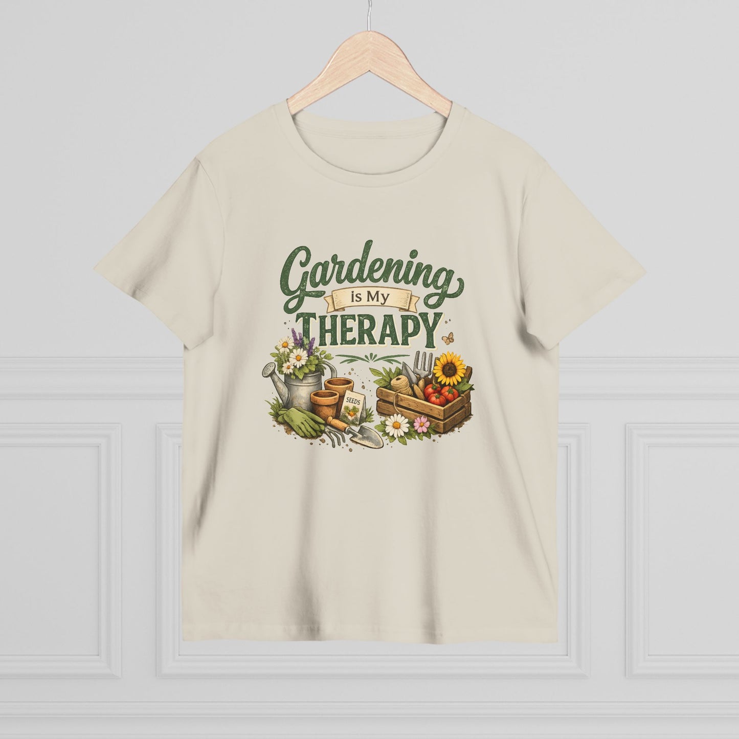 Gardening Is My Therapy t-shirt