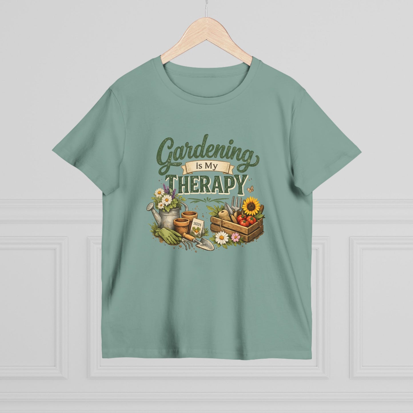 Gardening Is My Therapy t-shirt