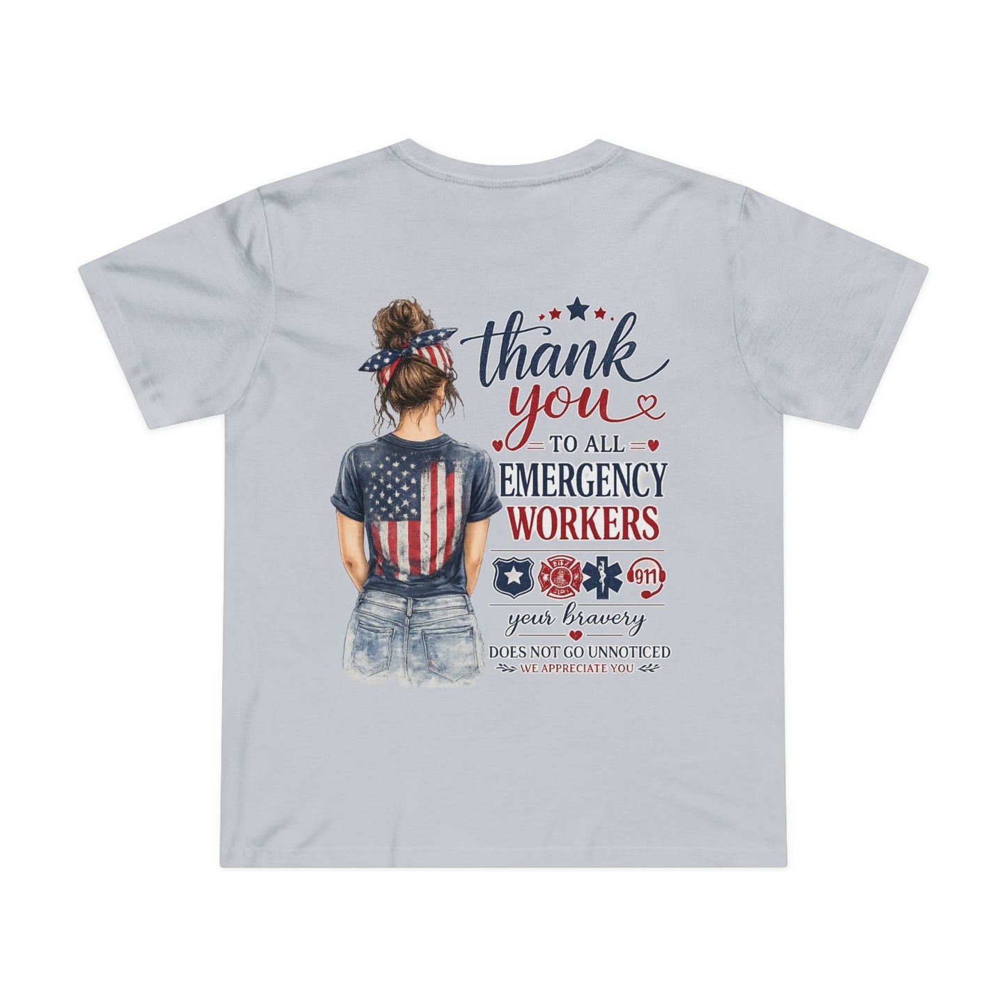 Thank You Emergency Workers - Back Design