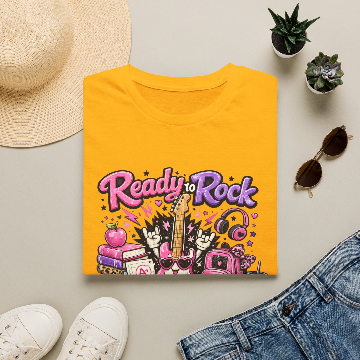 Ready to RockT-Shirt | School Teacher Student Shirt | Adult Version