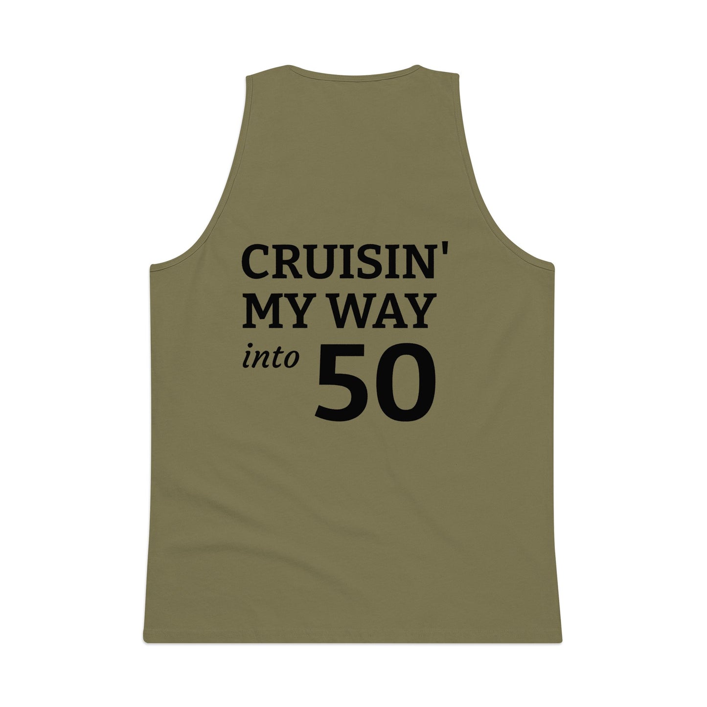 Cruisin' My Way Into 50 Tank Top — Funny 50th Birthday Men's Tank