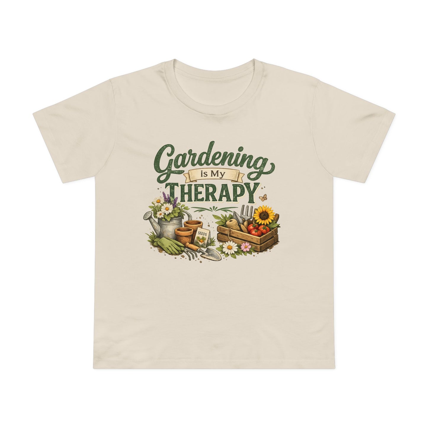 Gardening Is My Therapy t-shirt